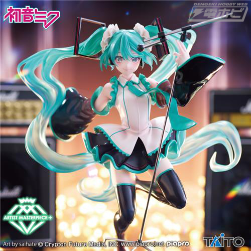 初音ミク』マイクスタンドを片手にステージに立つ姿でプライズフィギュア化！タイクレ限定版はパール塗装が施された特別仕様！ | 電撃ホビーウェブ