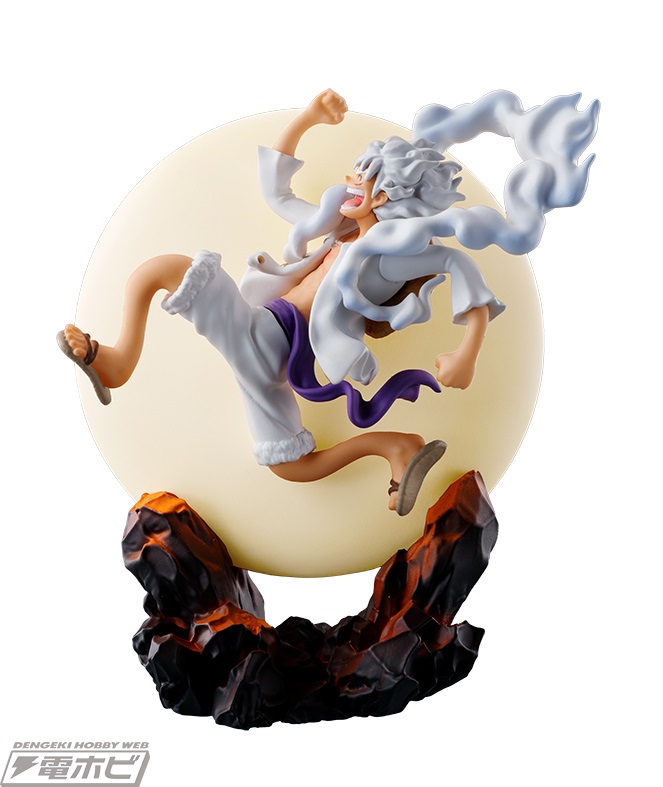 ワンピース』ギア5だけがラインナップした全4種！人気ジオラマフィギュアLOGBOX RE BIRTHシリーズに「ギア5スペシャル」が登場!! |  電撃ホビーウェブ