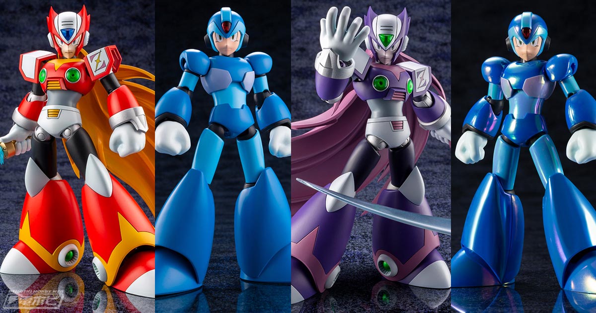 ゲームの様々なシーンを再現可能！『ロックマンX』ゼロとエックスのプラモデルが再販！ゼロ ナイトメアVer.とエックス  プレミアムチャージショットVer.も！ | 電撃ホビーウェブ