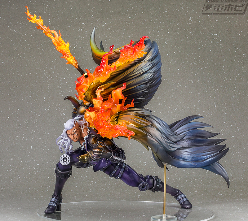 ワンピース』百獣海賊団 大看板“火災のキング”が大迫力の姿でフィギュア化！ゾロとの一騎打ちを思わせるダメージ姿も再現可能！ | 電撃ホビーウェブ