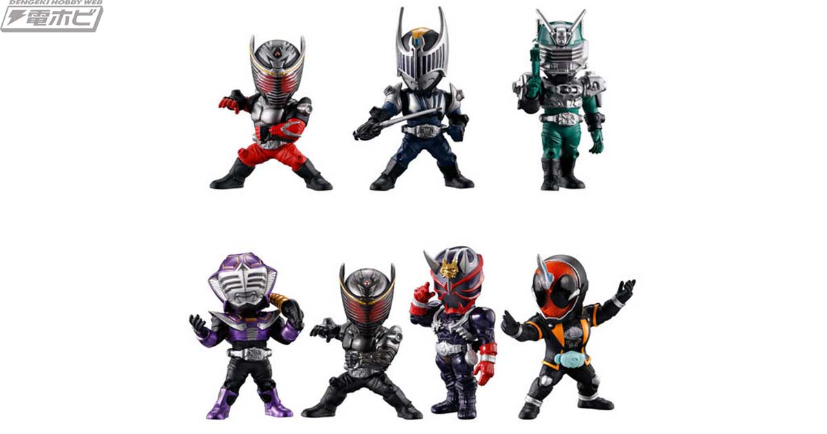 食玩フィギュア「CONVERGE MOTION 仮面ライダー6」では『仮面ライダー龍騎』のライダーたちを一挙収録！響鬼とゴーストも加えた全7種で登場！  | 電撃ホビーウェブ