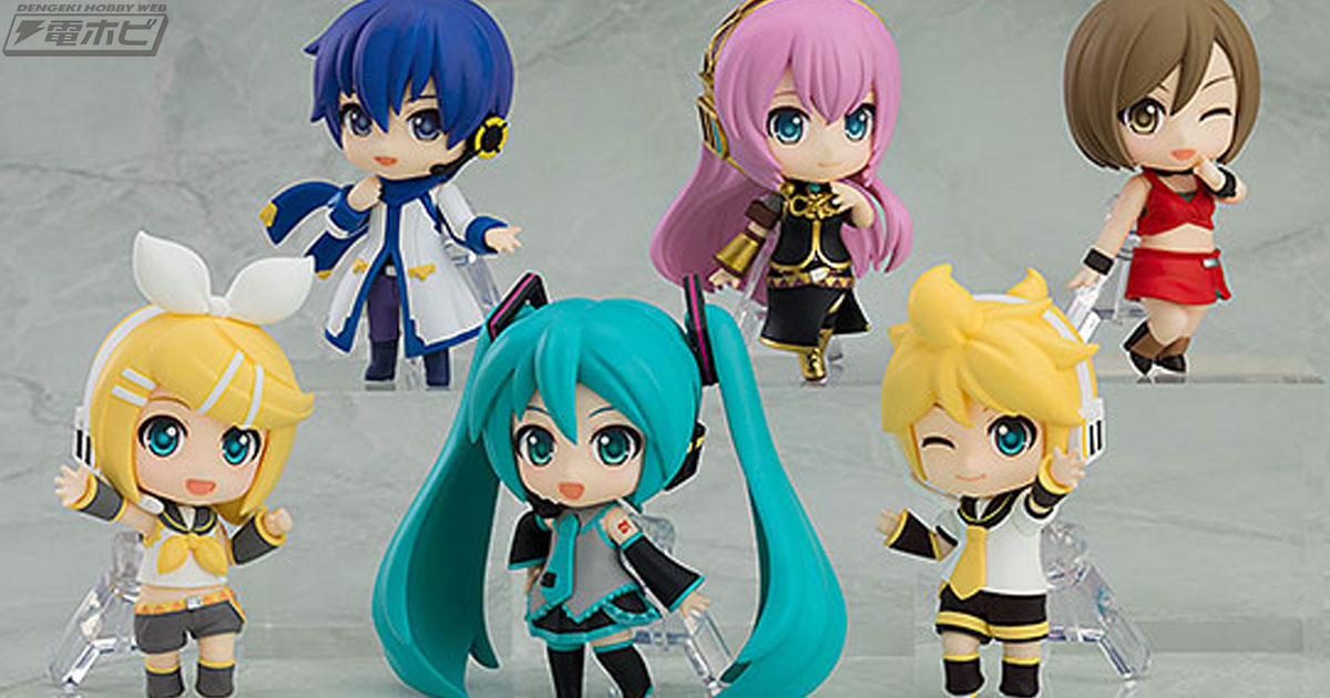 ねんどろいどがちっちゃかわいく！初音ミク、鏡音リン、鏡音レンなどの「ピアプロキャラクターズ」がトレーディングフィギュア「ねんどろいどさぷらいず」に登場！  | 電撃ホビーウェブ