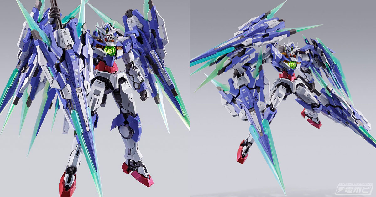 機動戦士ガンダム00V戦記』METAL BUILD ダブルオークアンタ  フルセイバーのポテンシャルをさらに高めるオプションパーツセットが登場！フルセイバーユニットやジョイント一式がセットに！ | 電撃ホビーウェブ