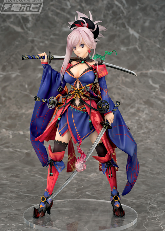 Fate/Grand Order』第三再臨の姿で立体化されたセイバー/宮本武蔵のフィギュアが再販！着物の帯や刀の鞘などのデザインも丁寧に再現！ |  電撃ホビーウェブ