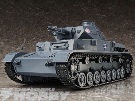▲「figma vehicles IV号戦車D型 本戦仕様」。1／12スケールABS製組み立て済み電動モデル。9月発売予定、価格：14,800円（税抜）。