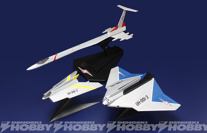 アート ストームより ウルトラセブン のウルトラ警備隊3種類の戦闘機を再販 電撃ホビーウェブ