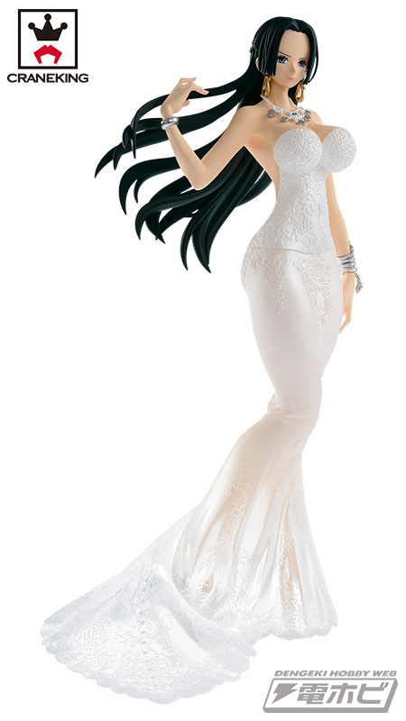 ワンピース ボア ハンコックを華麗なウェディングドレス姿でプライズフィギュア化 クリア素材と繊細なディテールで華やかさmax 電撃ホビーウェブ