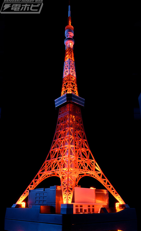 スイッチオンでお部屋に東京タワー 1 500スケールで精密再現された tokyo tower in my room が2018年12月20日発売 電撃ホビーウェブ