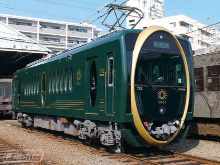 ▲叡山電鉄「ひえい」実車