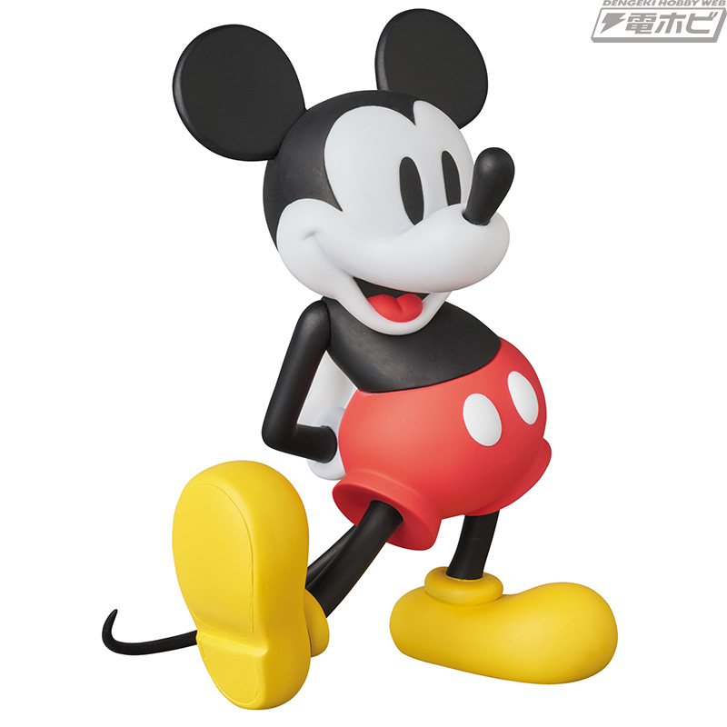 ミッキーマウスがVCDシリーズでソフビフィギュア化！カラーと白黒、2 