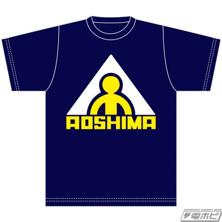▲アオシマTシャツ（旧ロゴA）／藍色