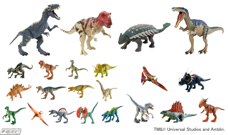 ジュラシック・ワールド』ブルーたちの恐竜フィギュアが一挙登場！可動ギミックや音声、おもちゃと連動するアプリに注目 | 電撃ホビーウェブ
