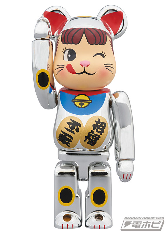 東京正規取扱店 BE@RBRICK 招き猫 ペコちゃん 銀メッキ 100％ u0026 400％ 公式オンラインショップ -www