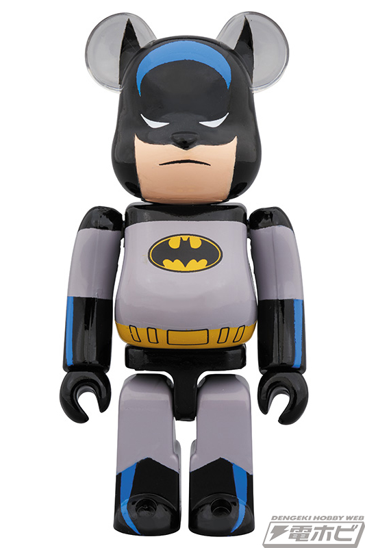アニメ版のバットマンがBE@RBRICKとなって夜の闇に降臨！100％と400 