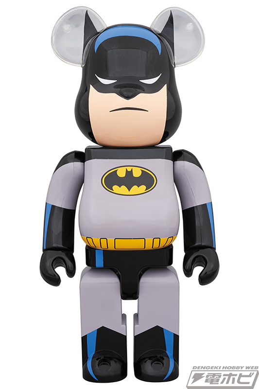 アニメ版のバットマンがBE@RBRICKとなって夜の闇に降臨！100％と400％サイズの2体セットと1000％サイズで登場!! | 電撃ホビーウェブ