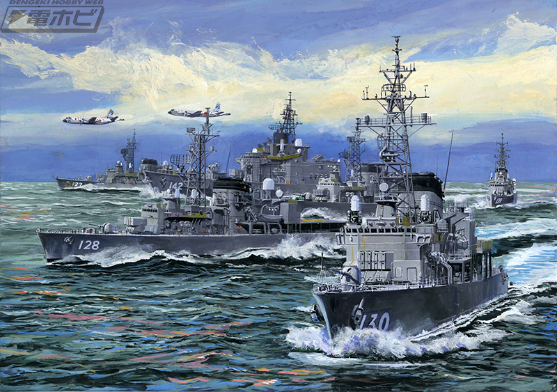 フジミ模型の「集める軍艦シリーズ」の新作は海自護衛隊第3、第4護衛隊 ...