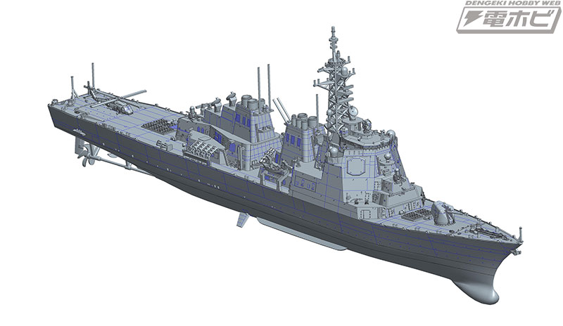 フジミ模型から海自護衛艦こんごう型4種の1/700スケールキットが2020年にリリース決定！