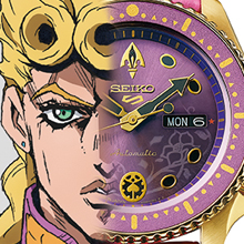 ジョジョの奇妙な冒険 黄金の風』の限定腕時計が「セイコー5スポーツ 