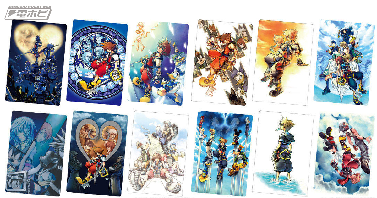 キングダムハーツ のカード付きウエハースが12月30日に発売 キャラクターカード ストーリーカードなど全24種で展開 電撃ホビーウェブ