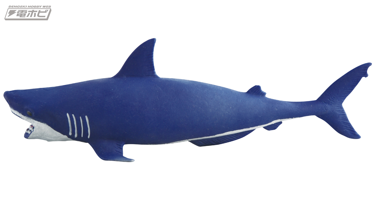 サメ好き必見 ホオジロザメやラブカなど全16種のサメフィギュアをラインナップした シャーク Co が登場 光る 色が変わるギミック付きのレアアイテムも 電撃ホビーウェブ