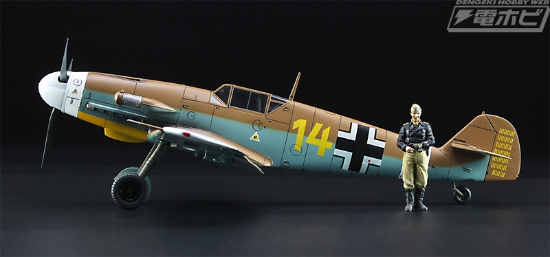 atsudra工房完成品】1/32 Bf109F-TROP マルセイユ少尉 50機撃墜時-