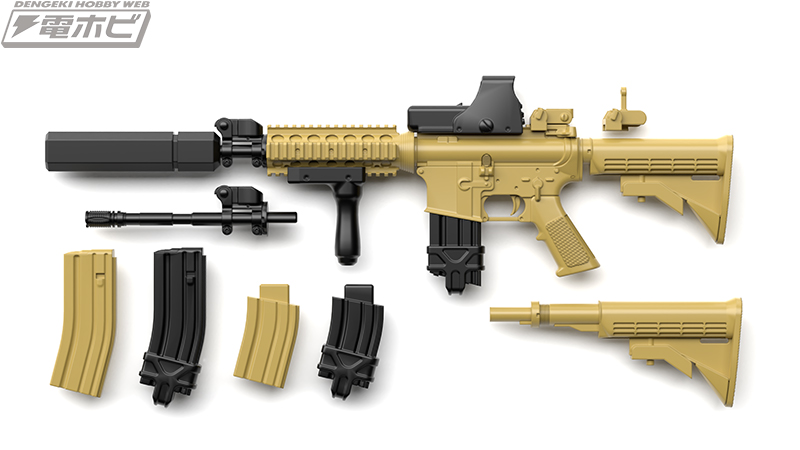 リトルアーモリーに『ドールズフロントライン』とのコラボモデル登場！「M4A1タイプ」と「M16A1タイプ」が発売！ | 電撃ホビーウェブ