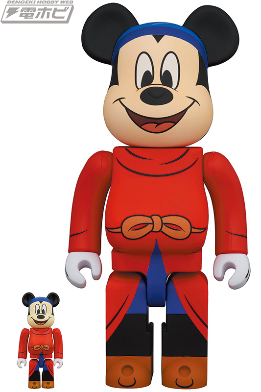 ファンタジア』のミッキーマウスが魔法でBE@RBRICKに変身！100