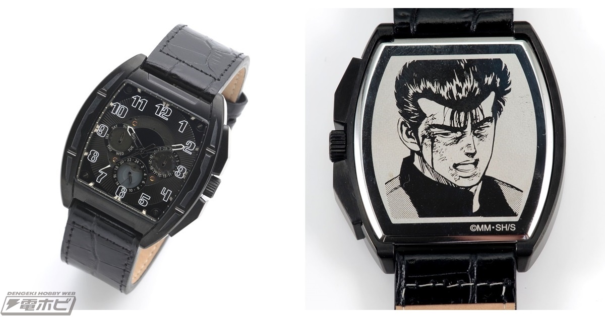 ろくでなし Blues 東京四天王をモチーフにした高級感溢れる腕時計が登場 バンド部分はキャラクターの制服をイメージしたリアルレザーを使用 電撃ホビーウェブ