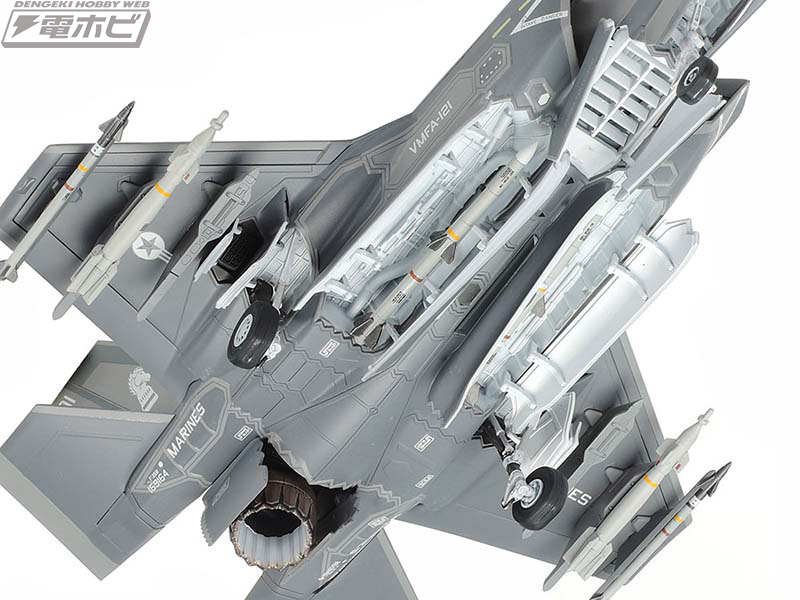 最新ステルス戦闘機「F-35B ライトニングII」の1/72スケールキットが 