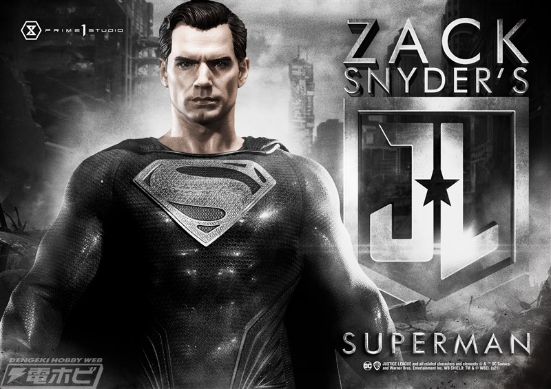 ザック スナイダー監督版 ジャスティス リーグ よりブラックバージョンのスーパーマンが登場 ダークな演出が反映されたかのような黒いスーツ姿 電撃ホビーウェブ