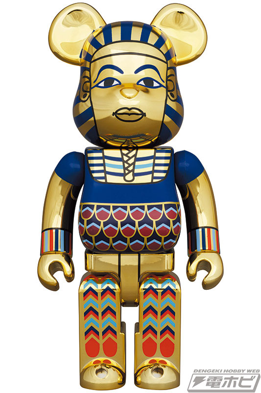 黄金に輝くファラオのBE@RBRICKに400％サイズが新登場！「古代エジプト 