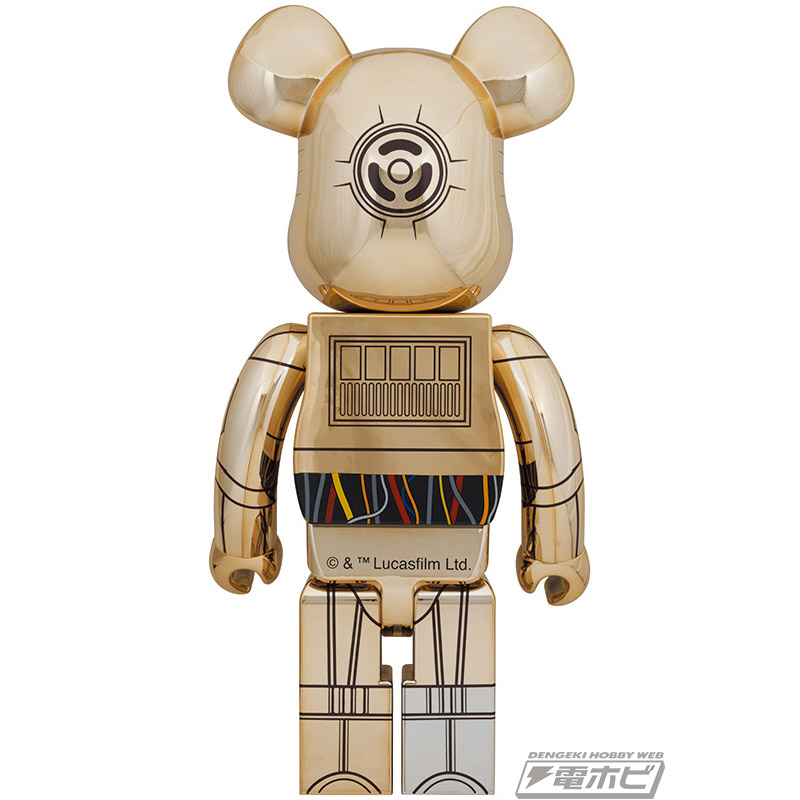 スター・ウォーズ』のBE@RBRICKシリーズに、特大1000％サイズの「C-3PO 