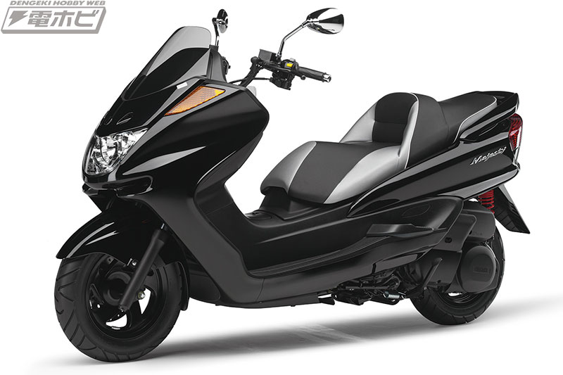 アオシマの「ザ☆バイク」シリーズに250ccスクーターの名車「ホンダ フォルツァ」と「ヤマハ マジェスティC」が登場!! | 電撃ホビーウェブ