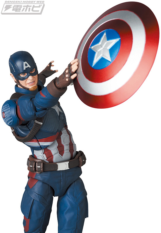 アベンジャーズ／エンドゲーム』で最終決戦に臨む「キャプテン・アメリカ」がアクションフィギュア「MAFEX」になって発売!!  電撃ホビーウェブ