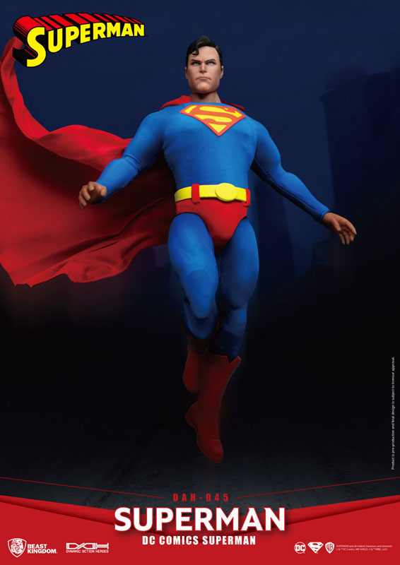DCコミックス』スーパーマンが可動フィギュア化！ヒートビジョンを放っ 