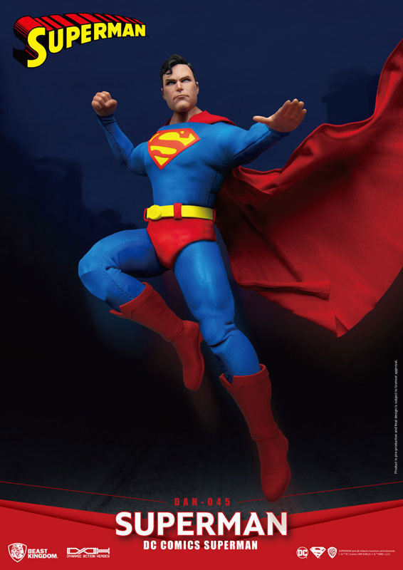 DCコミックス』スーパーマンが可動フィギュア化！ヒートビジョンを放っ