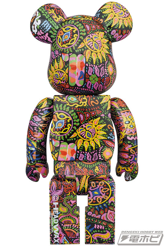 BE@RBRICK Psychedelic Paisley 100％ &400％