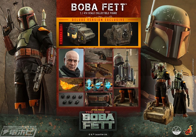 素顔のヘッドも付属！『ボバ・フェット／The Book of Boba Fett』ボバ・フェットが全高約45センチの1/4スケールで可動フィギュア化！ボーナス版も!!  | 電撃ホビーウェブ