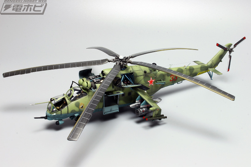 【正規品人気】ズベズダ 1/72 ロシア軍 MIL Mi-24P  ハインドE 模型/プラモデル