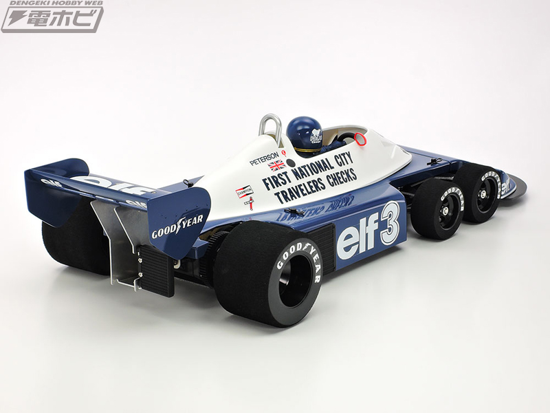 F1史上初の6輪マシン「タイレルP34 1977 アルゼンチンGP」の1/10 