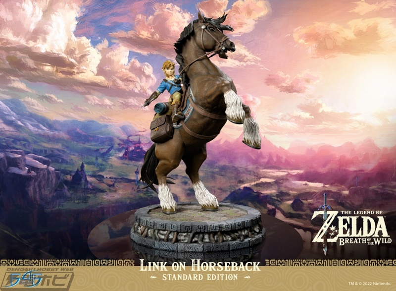 ゼルダの伝説 ブレスオブザワイルド』から大馬に勇ましくまたがる