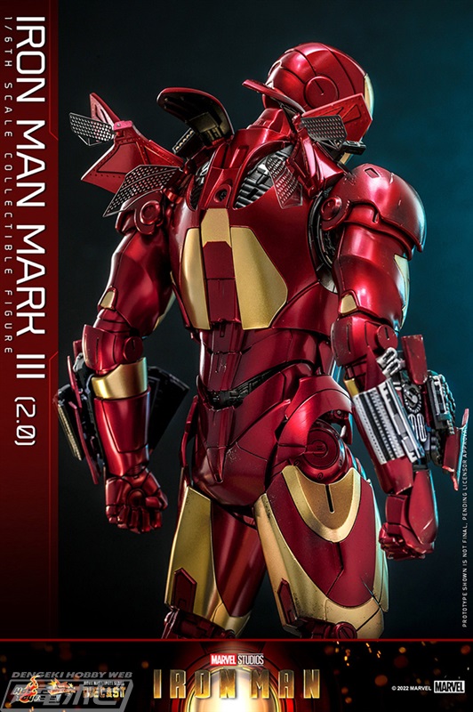 最新技術でアップデートされた『アイアンマン』マーク3の合金仕様可動