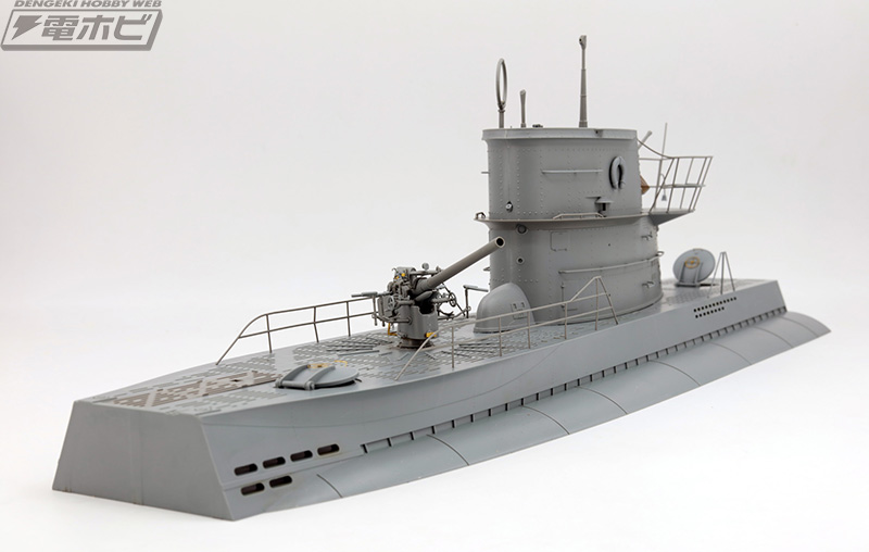 Uボートの1/35スケール水上航行モデルがボーダーモデルより発売 
