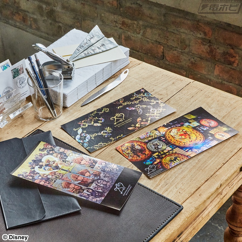 キングダムハーツ』20th Anniversaryデザインの大判ポストカード3枚 