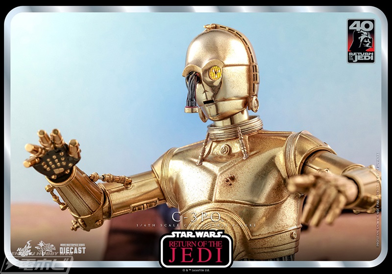 スター・ウォーズ／ジェダイの帰還』C-3POの合金仕様の1/6スケール可動