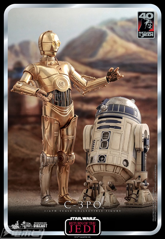 スター・ウォーズ／ジェダイの帰還』C-3POの合金仕様の1/6スケール可動 